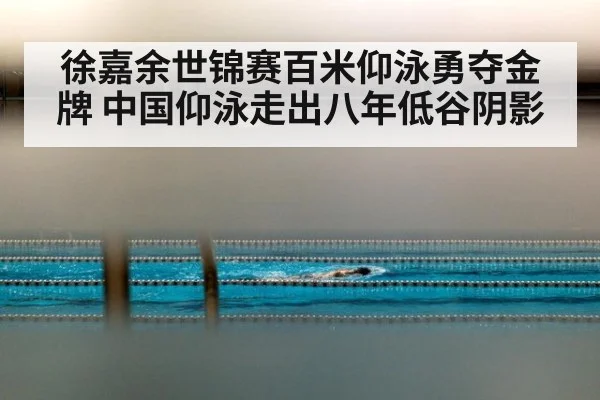 徐嘉余世锦赛百米仰泳勇夺金牌 中国仰泳走出八年低谷阴影